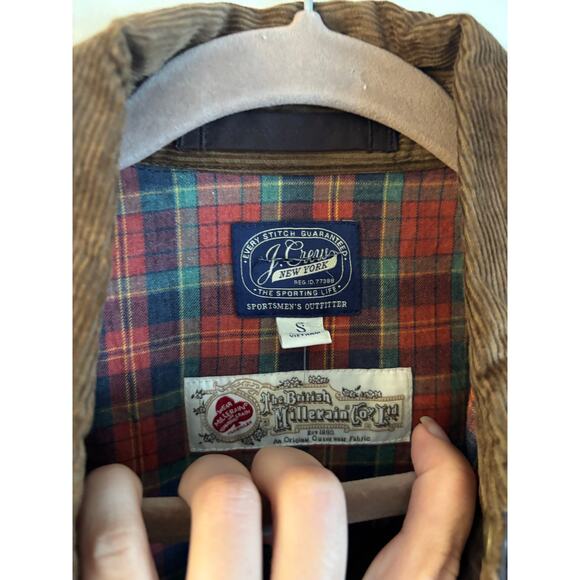 J.Crew British Millerain Army Brown Military Waxed Cotton Jacket Men’s Size S - Picture 5 of 5